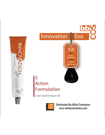 Innovation Hair Color 100 ml- 4.00